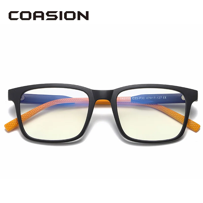COASION TR90 гибкий анти синий светильник блокирующие очки для детей компьютерных игр