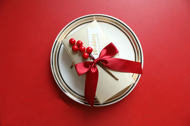 5 шт. коробка для конфет с цветами ленточка на свадебные подарки и подарочными