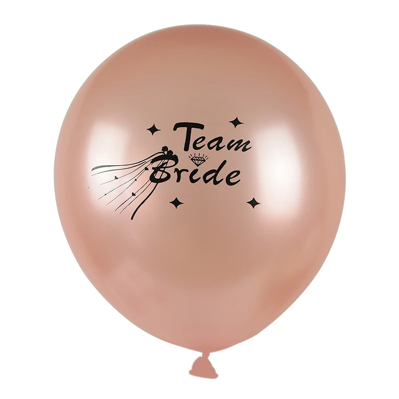 10 шт./лот 12 дюймов Команда Невесты шары из латекса для свадьбы и Помолвки