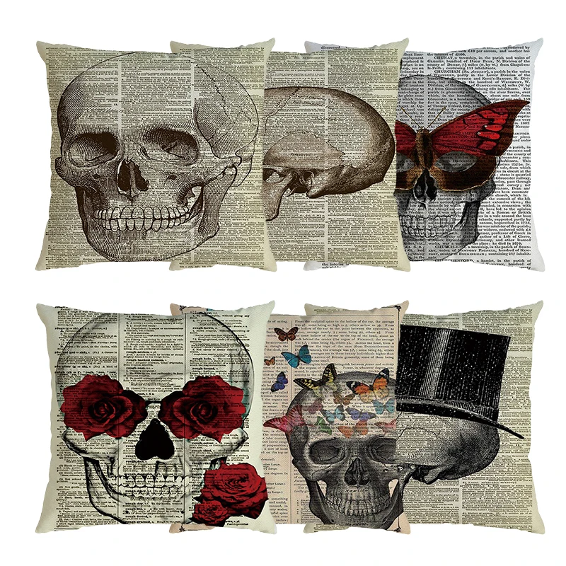 Чехол для Хэллоуина модель украшения дома накидка на талию чехол дивана льняная