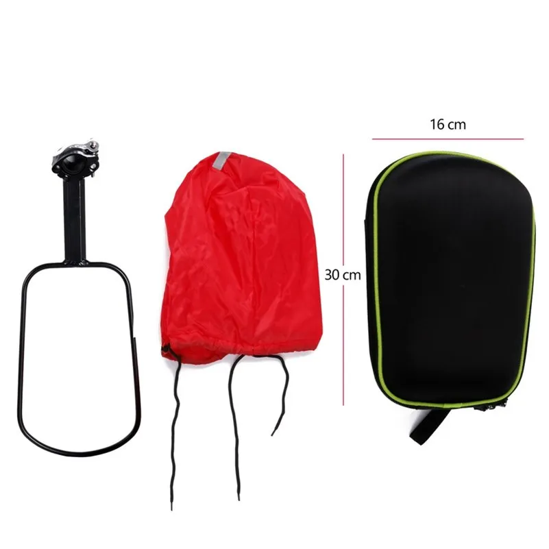 

Bike Rear Rack Bag Waterproof Cover Pannier Storage Luggage Carrier Quick Release Cycling Tail Extending Bicycle Saddle Bag