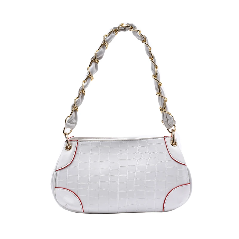 

Stone Pattern Small PU Leather Shoulder Bags For Women 2021 Lady Crossbody Bag Female Handbags Chain Design Hand Bags