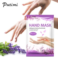 lavender essence nourish skin hands moisturizing gloves softens rough dry skin exfoliating tender and smooth nourish hand mask