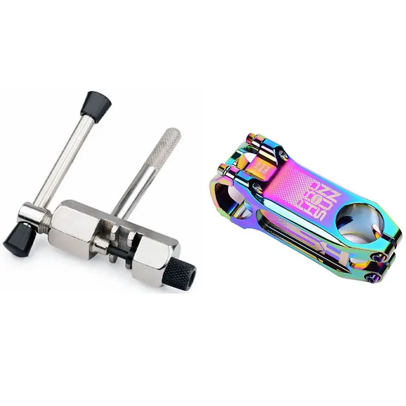 

Cycling Bike Chain Cutter Breaker Removal Tool With Bicycle Stem 0 Degree 80Mm CNC 31.8Mm Bike Handlebar Stem