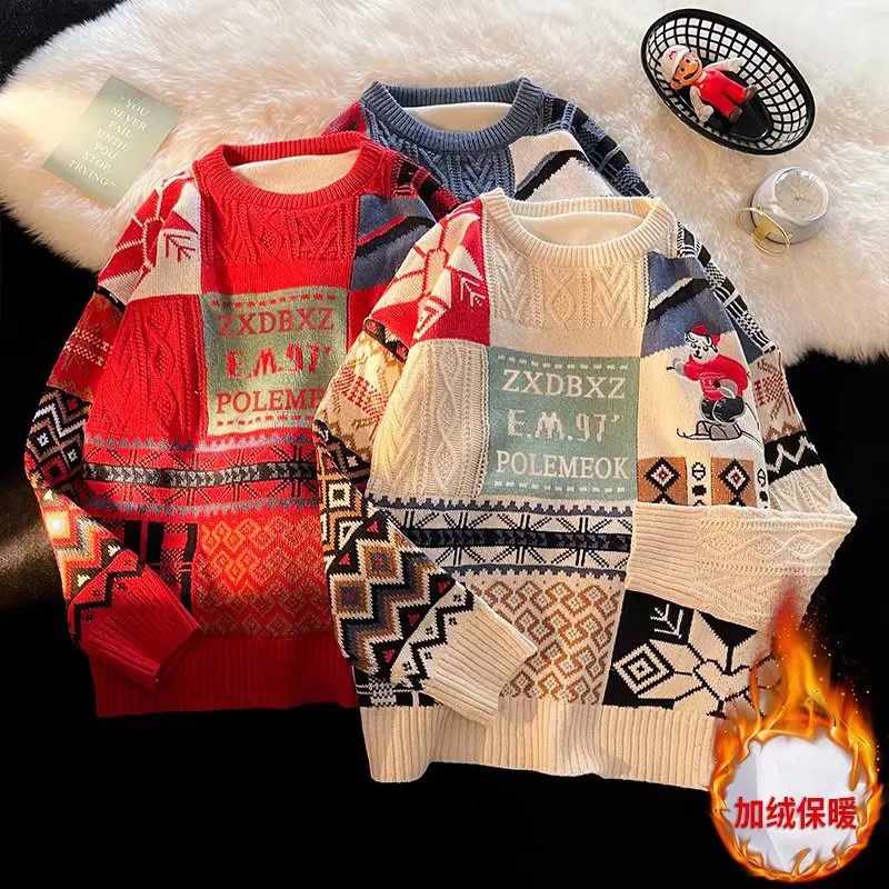 

Вязаный свитер в ленивом стиле, дизайнерский нишевой вязаный свитер, пальто, Зимний Свитер оверсайз с длинным рукавом 2021, пуловер, модный те...