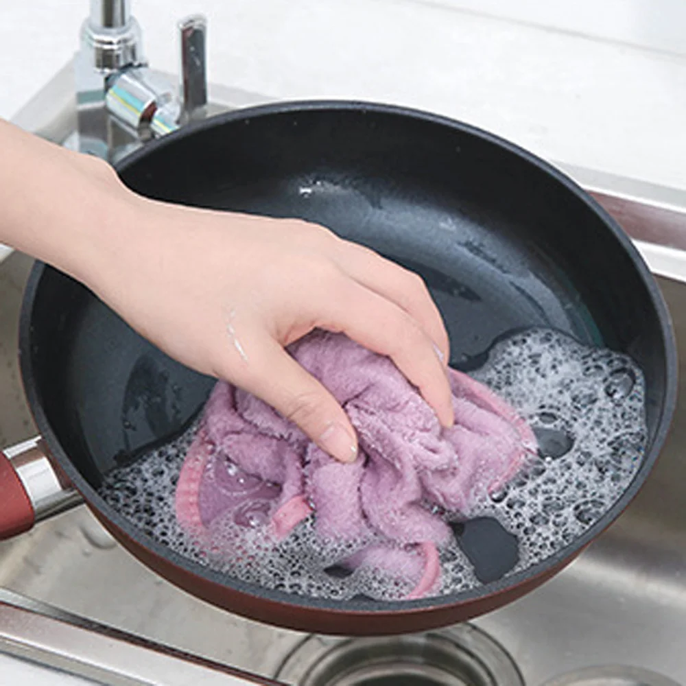 Butterfly Knot Cartoon Thickened Towel Kitchen Hanging Water | Дом и сад