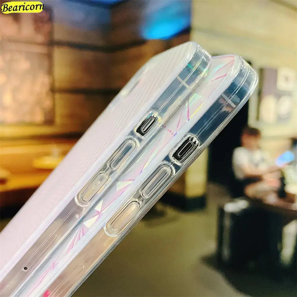 Роскошный чехол для телефона Aurora iPhone 11 12 13 Pro Max Mini XR X XS 7 8 Plus SE 2020 прозрачный с
