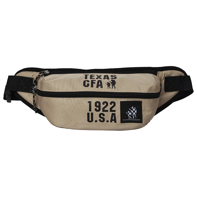 Beige Waist bag Поясная сумка для мужчин и женщин, поясная сумка, нагрудные сумки, модная заколка, сумка на бедрах, женская сумка из ткани Оксфорд, сумка через плечо - Цвет: Beige Waist bag