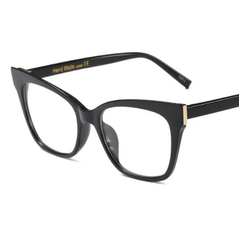 Розовые оправы для очков женские дизайнерские брендовые прозрачные линзы