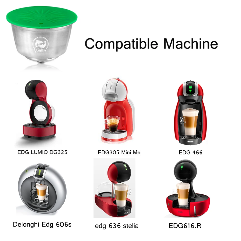 ICafilas кофейные капсулы из нержавеющей стали для Nescafe Dolce Gusto многоразового