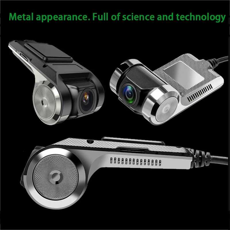 HD USB порт Автомобильный видеорегистратор передний записывающая камера для Android