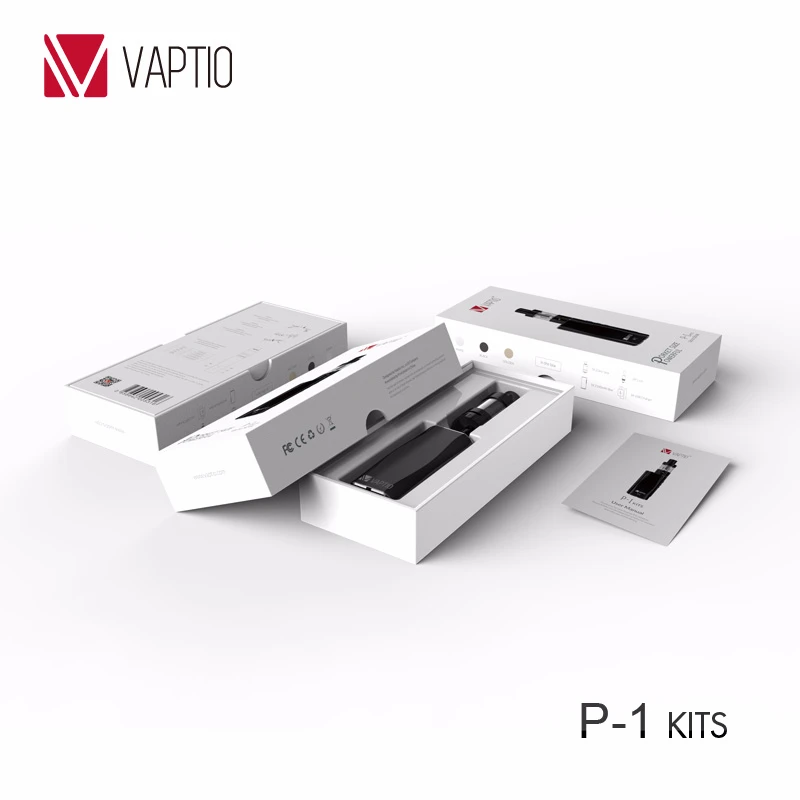 Vaptio P1 комплект Max 50 Вт электронная сигарета 2100 мАч Топ заполнения 2 мл Танк бокс