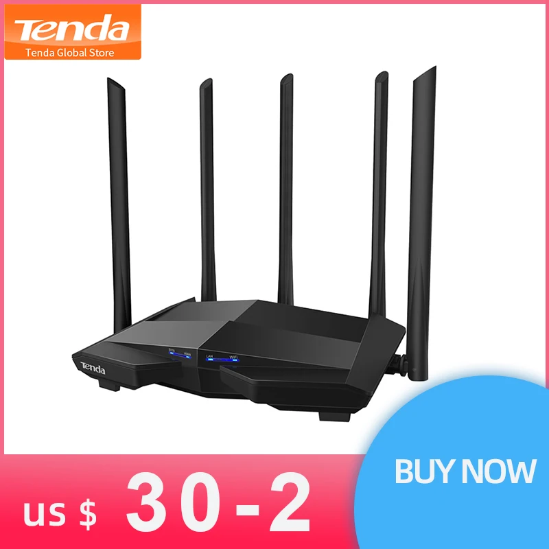 Новейшая Tenda AC11 5 * 6dBi HG антенны AC1200 Гигабитный беспроводной Wi Fi роутер Wifi