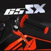 motorcycle aluminum dirtbike brake clutch lever 78 rubber handle bar grip for 65sx 65xc 65 sx xc 2014 2015 2016 2017 2018