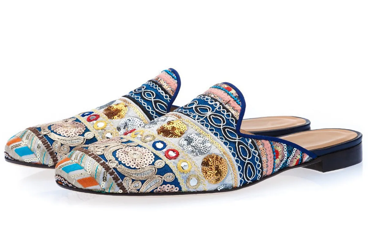 

Hot Sale Mens Mixed Color Embroidery Loafers Genuine Leather Casual Flats Shoes Moccasins Driving Slip on 10Colors Plus Size