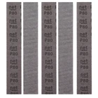 Наждачная бумага, 15 листов, 400 х 70 мм, абразивные шлифовальные диски, липучка, сухое шлифование, абразивная наждачная бумага, зернистость 80, 120, 180, 240, 320