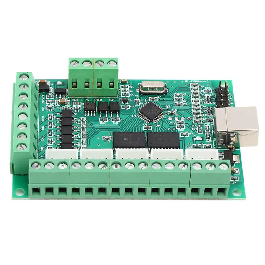 Плата драйвера CNC USB MACH3 100 кГц ветвь 5 осевой порт карта управления движением 12 24 В