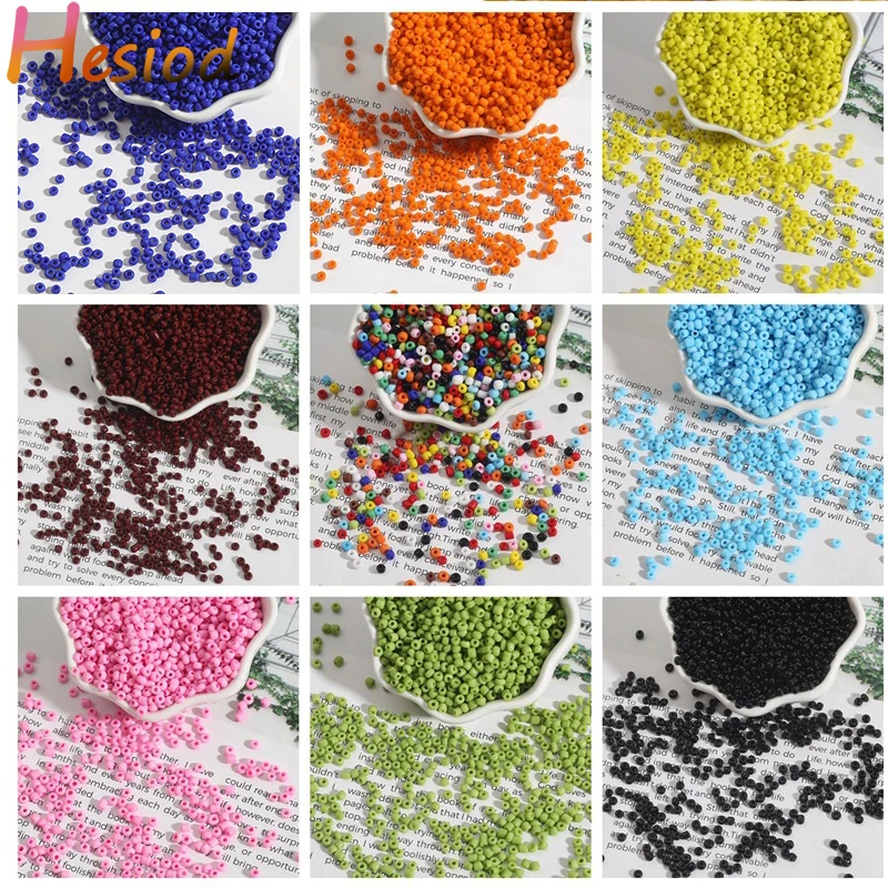 Гесиода 1000 шт./лот 2/3/4 мм стеклянные бусины чешский бисер для изготовления