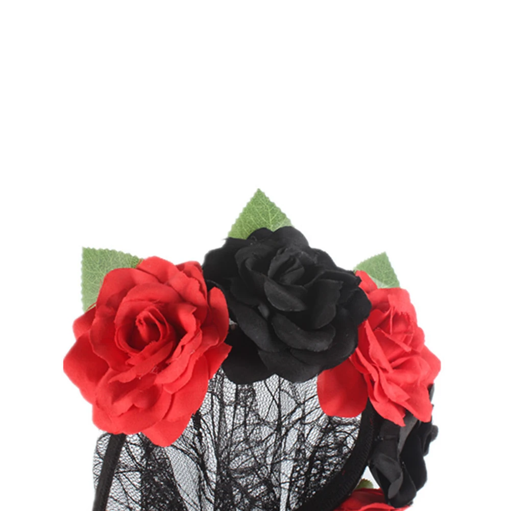 Женский ободок для волос с розами и паутином на Хеллоуин аксессуары 2019 | Детская