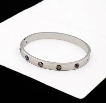 Роскошный титановый классический дизайн браслеты с крестом Регулируемый