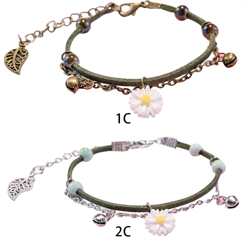 

Lucky retro bracelet ins style niche design girlfriends flower bell girl student hand decoration accessories