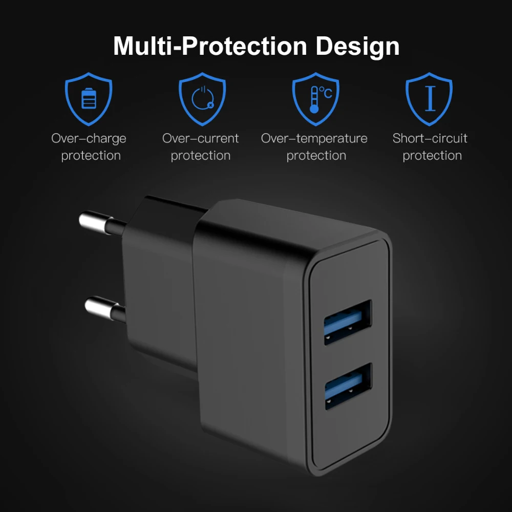 PHOMAX 5 в 2.1A USB зарядное устройство Универсальное портативное дорожное настенное