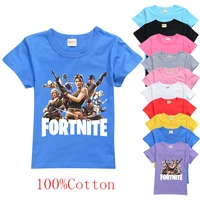 hot sale fortnite summer boy t shirt for children 100cotton toddler baby funny game t shirts fashion girls boys birthday gift