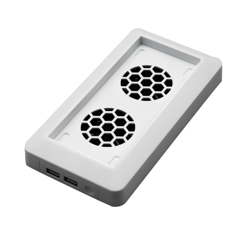 

Dual Cooling Fan for xbox- Series S Vertical Stand Holder External Cooler 2 USB Ports Fans