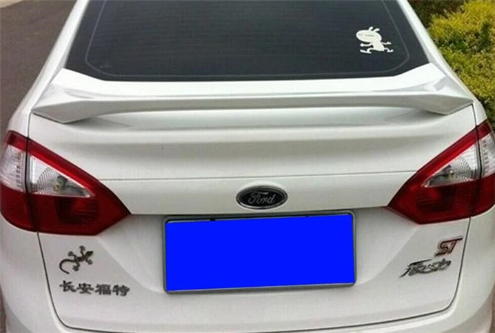 Спойлер для Fiesta 2006 2013 Ford sedan WDK спойлер из АБС пластика заднее крыло автомобиля
