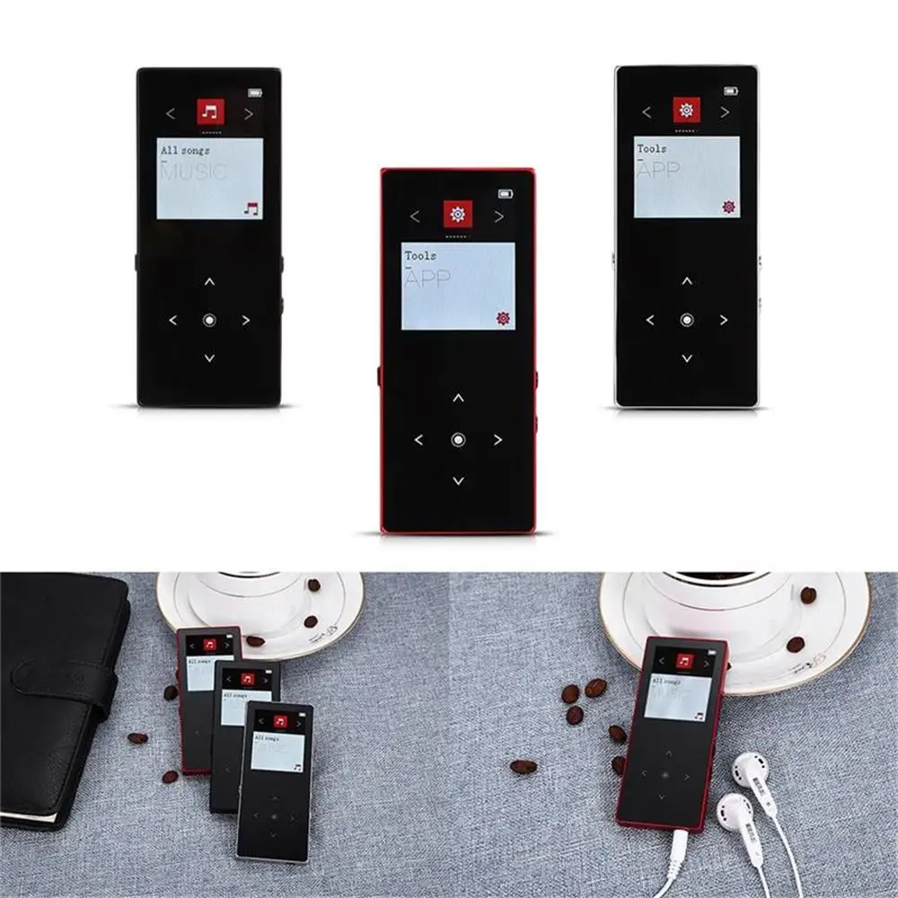 ChenFec C8 Высокое качество 16 Гб Bluetooth 4,2 MP3 музыкальный плеер цветной экран меню с fm-радио, рекордер, поддержка SD до 128 ГБ