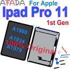100% Оригинальный ЖК-дисплей для iPad Pro 11 A1980A1934A1979, сенсорный экран, стеклянная панель в сборе, предварительно протестированная, замена, ремонт
