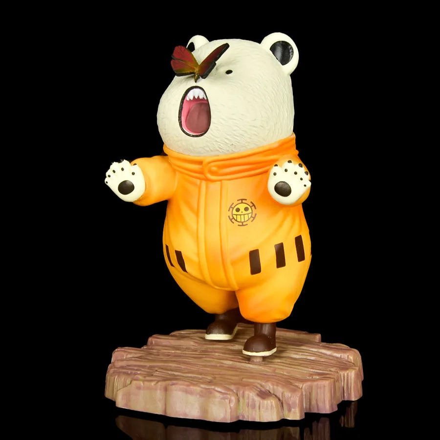 

Новинка, высокое качество, 14 см, Аниме One Piece Bear Bepo, ПВХ экшн-фигурка, Коллекционная модель, детские игрушки, кукла, подарок, настольные игры