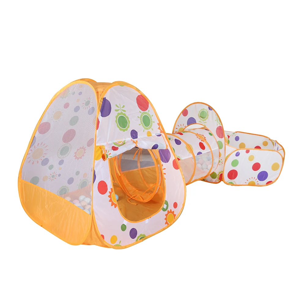Обнаружения трубки туннельная палатка игрушки Игровая Детские океан шариков