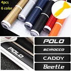 Защитные наклейки на пороги автомобиля из углеродного волокна для golf 4 motion MTM Blue Motion Polo Scirocco Touran MK4 v w