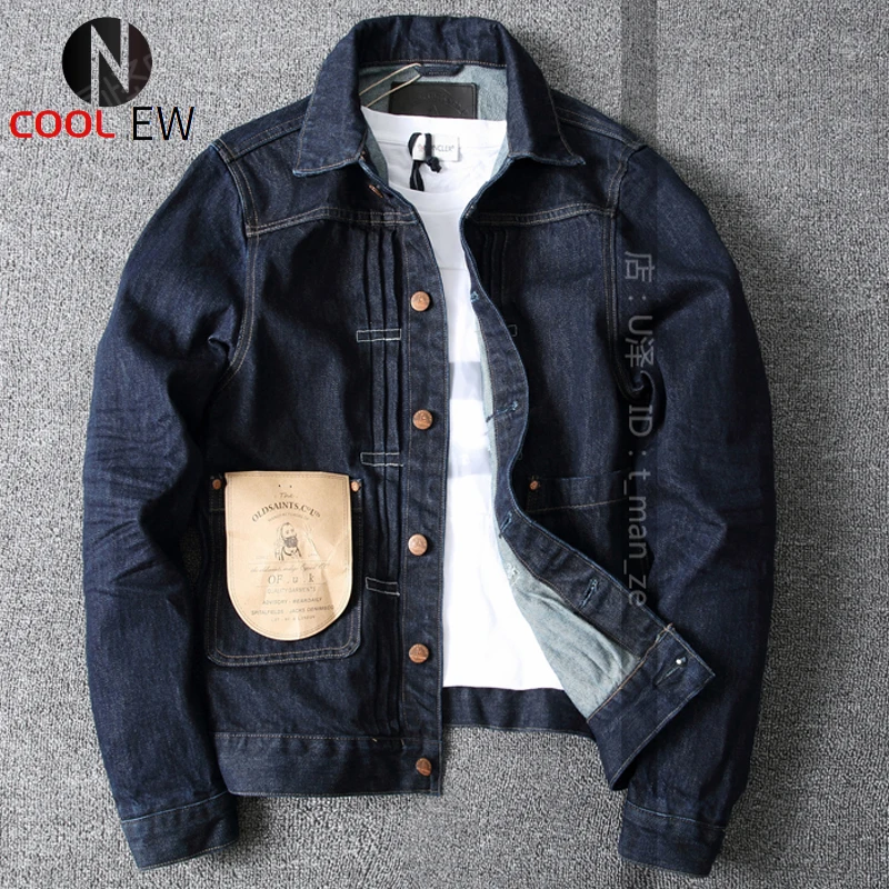 

2020 New Korean Outdoor Cotton Jacket Military Uniform Clothing Winter Man Denim Jackets Oversized Army Man's Jeans Jacket A928