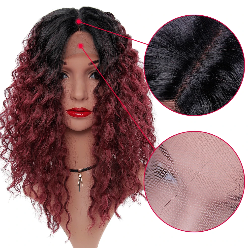 YxCheris синтетический кружевной передний парик 14 дюймов короткие волосы курчавые