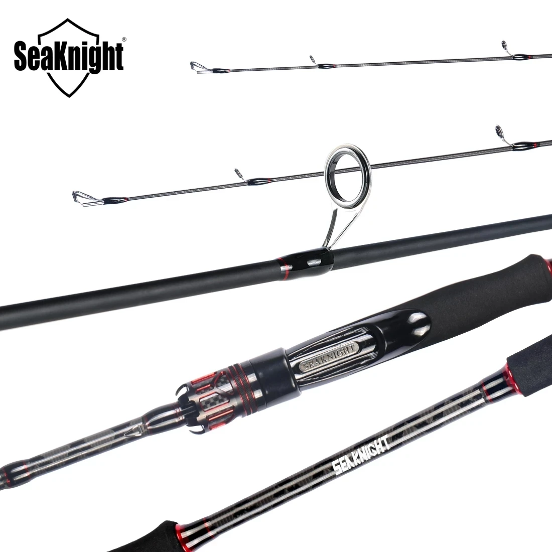 Warg Series Seaknight Brand Carbon Fishing Rod Ceramic K-Guide 1.8M 1.98M 2.1M 2.4M Spinning Casting 2 Sections Lure Rod