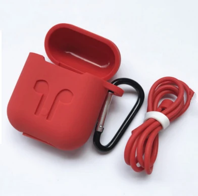 Нескользящий чехол для наушников 3 в 1 защитный силиконовый беспроводных Apple AirPods