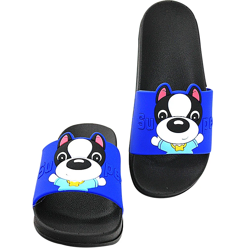 Женская обувь сезон лето женские шлепанцы без задника с изображением милой