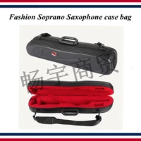 fashion soprano saxophone case bag waterproof shockproof single portable box wind instrument roller case parts