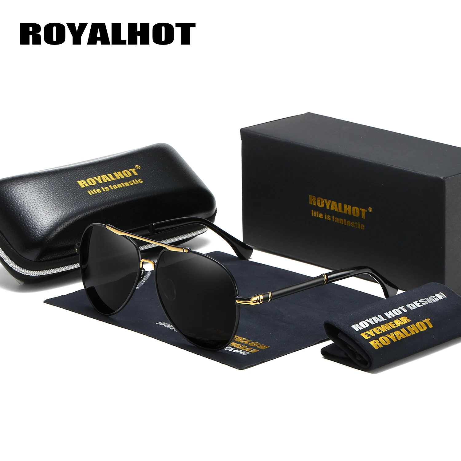 Солнцезащитные очки для мужчин и женщин RoyalHot классические поляризационные