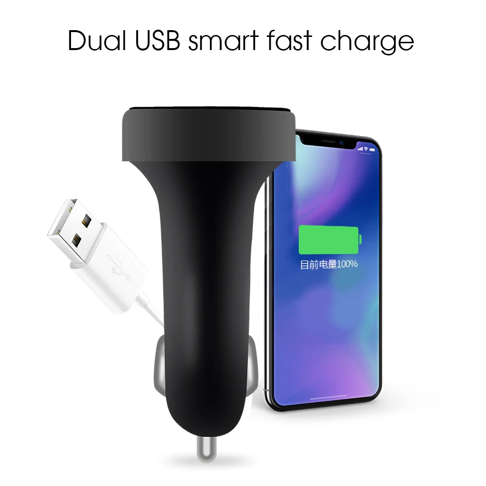 Car Bluetooth 5.0 FM Transmitter Wireless Handsfree 12V Charger Audio Receiver Auto MP3 Player 3.1A Dual USB Fast | Автомобили и