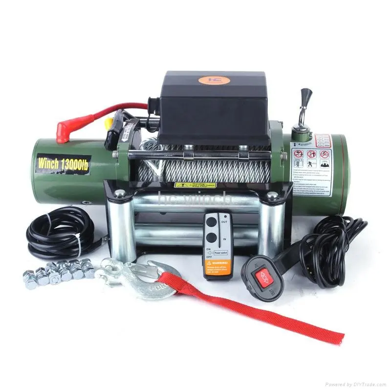 

12v 24v 10 ton 12000 lbs electric car winch