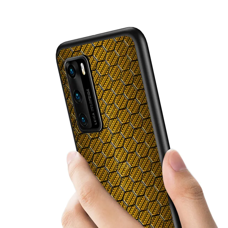 

Bee Art Cute for Huawei P40 P30 P20 P10 Pro Lite E Plus 4G 5G P9 P8 Lite P Smart Z S Plus Soft Black Phone Case
