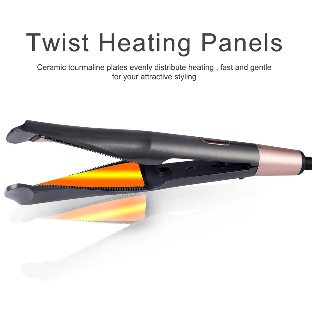 

Professional Hair Straightener Curler Flat Iron Negative Ion wand ionic Curling Iron Temperature Control Digital Display