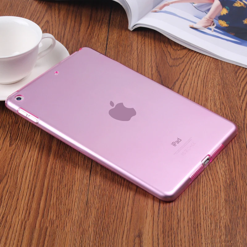 Чехол для Apple iPad 10,2 чехол для iPad 7 7-го поколения A2200 A2198 A2232 тонкий мягкий силиконовый матовый ТПУ чехол Coque Funda Capa - Цвет: Pink