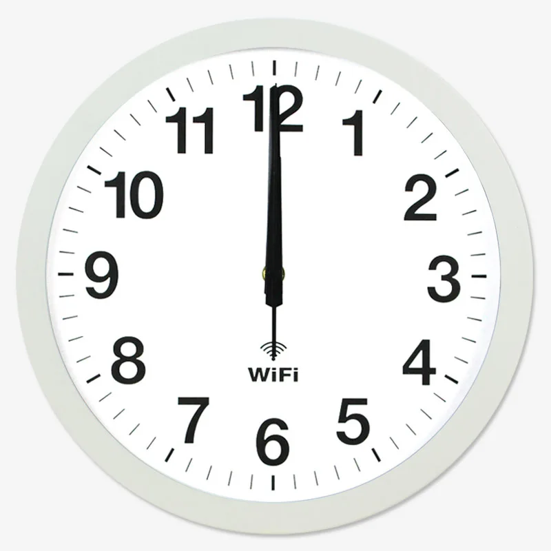 20 inch Smart WIFI Automatic Time Synchronization Network Clock Mute Wall Modern Minimalist Living Room Quartz Home | Дом и сад