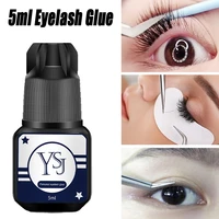 5ml eyelash extension glue black no smell no irritant adhesive retention lasting fast drying semi permanent lash tools