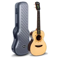 mr mai ukulele le petit prince 23 inch 26 inch hawaii guitar ukul%c3%a9l%c3%a9 solid spruce rosewood with hard casetunerbeltcapo b612