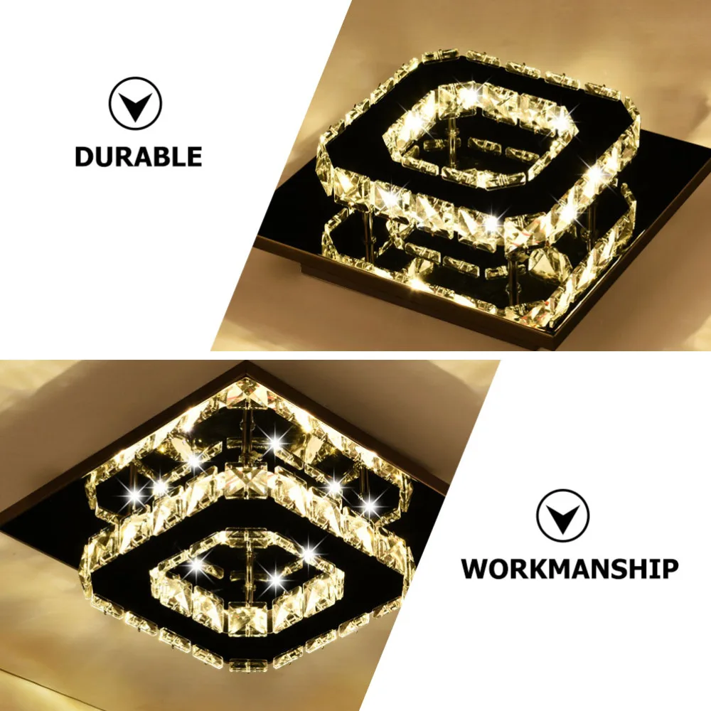 

1Pc Creative Crystal Ceiling Light Decorative Ceiling Lamp Corridor Aisle Lamp